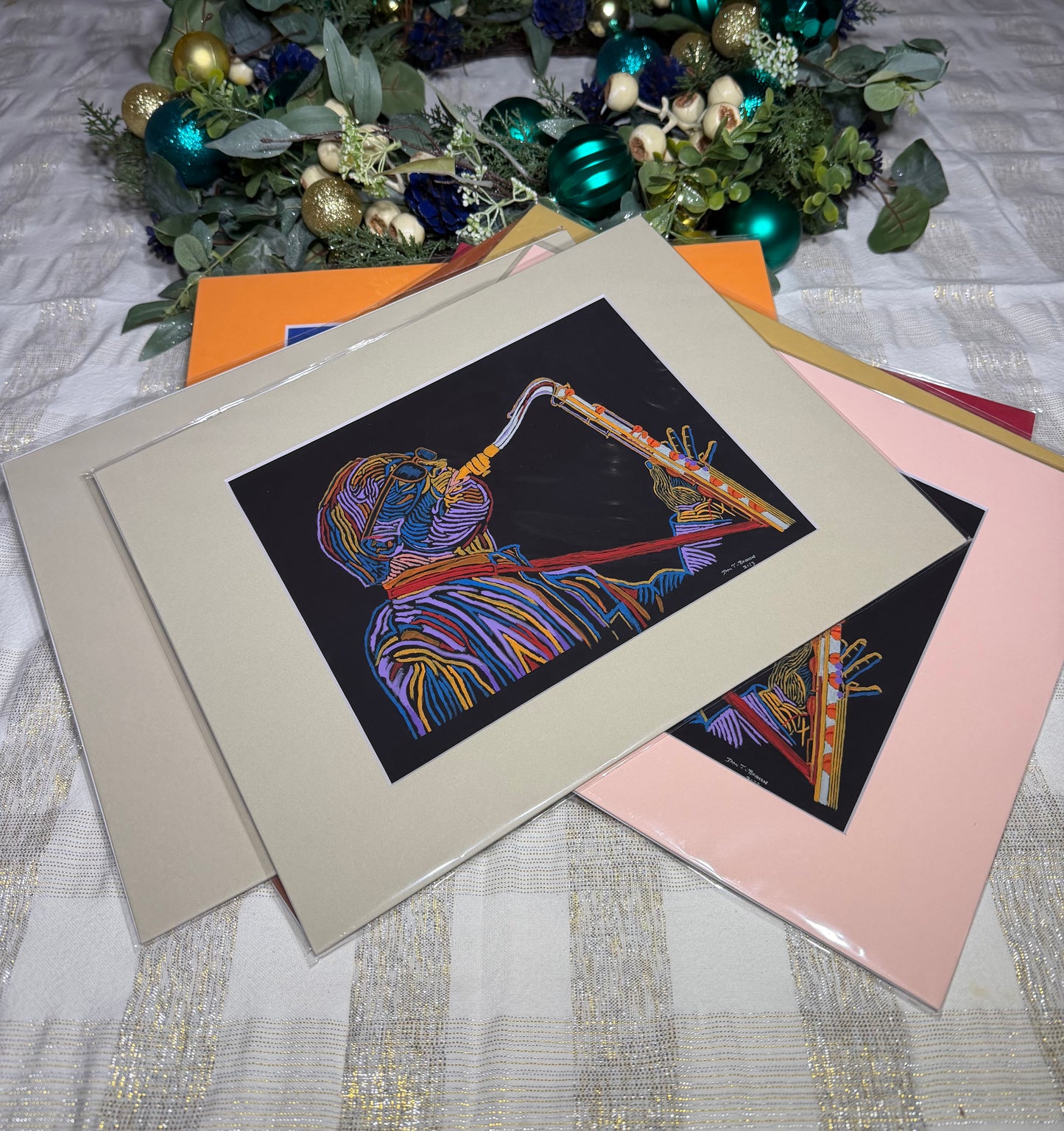 Jazz in Color- Jazz Series Giclée Print – Augmented Reality Fine Art