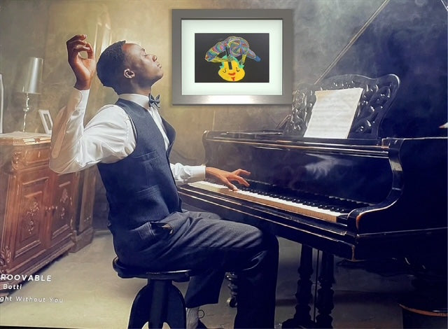 Jazz Vibes - Jazz Series Giclée Print – Augmented Reality Fine Art