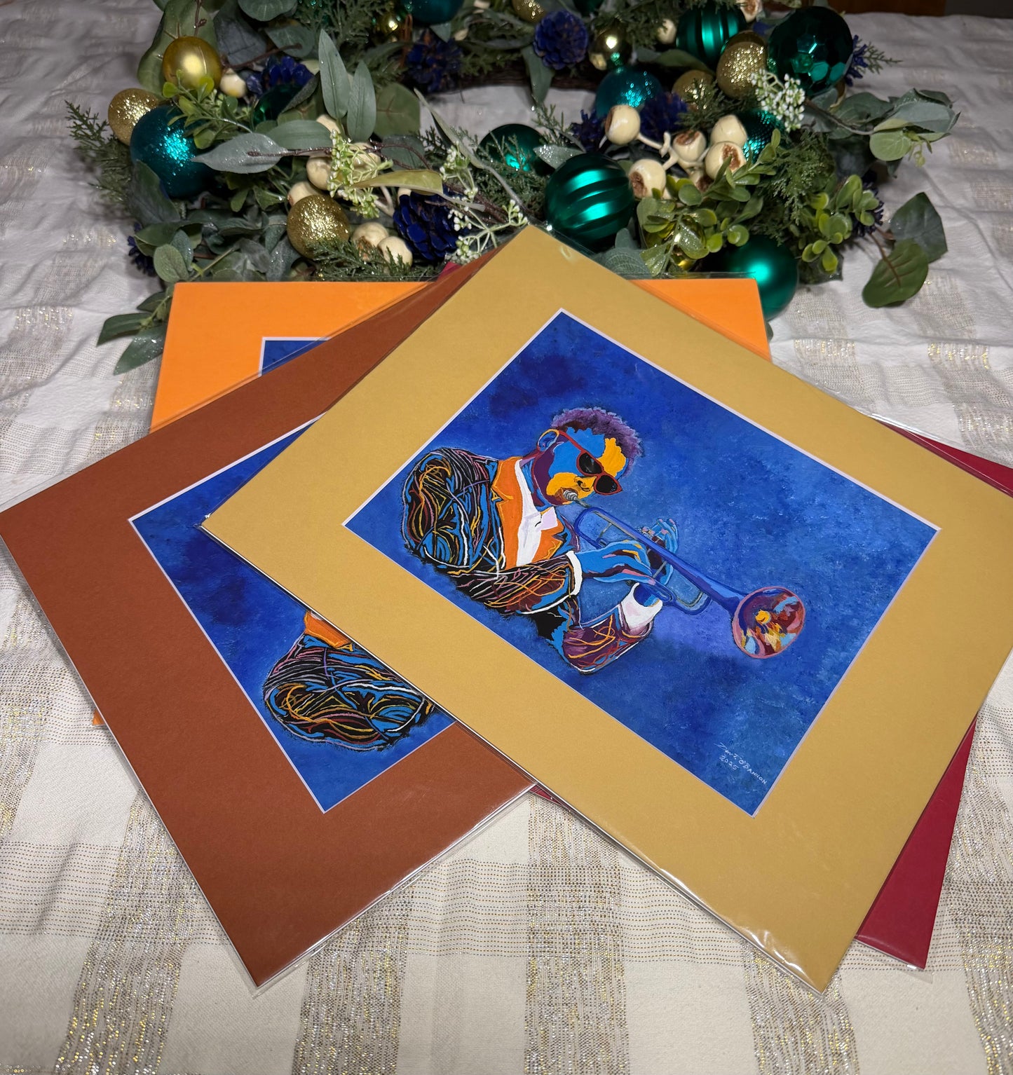 Blues Horn - Jazz Series Giclée Print  – Augmented Reality Fine Art