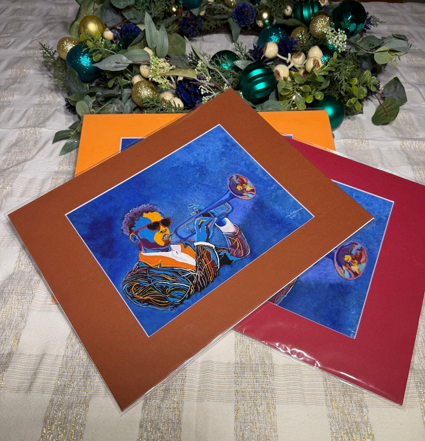 Blues Horn - Jazz Series Giclée Print  – Augmented Reality Fine Art