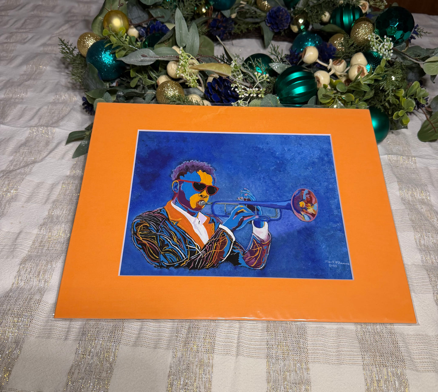 Blues Horn - Jazz Series Giclée Print  – Augmented Reality Fine Art