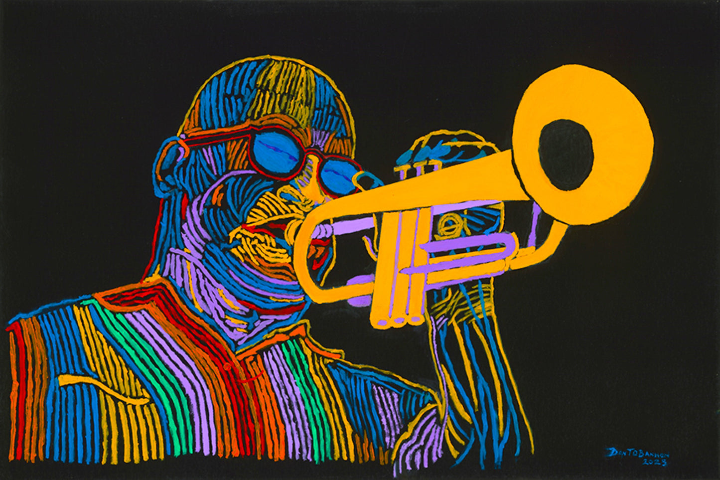 Jazz Homegrown- Jazz Series Giclée Print – Augmented Reality Fine Art