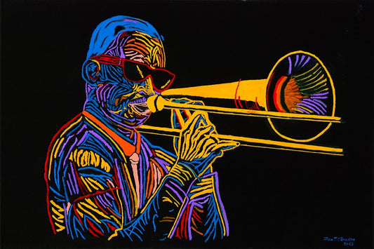 Jazz Groove  - Jazz Series Giclée Print – Augmented Reality Fine Art