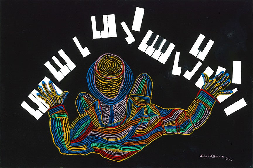 Piano Keys - Jazz Series Giclée Print – Augmented Reality Fine Art
