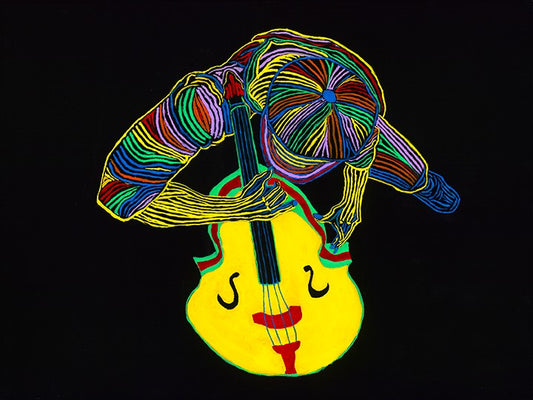 Jazz Vibes - Jazz Series Giclée Print – Augmented Reality Fine Art