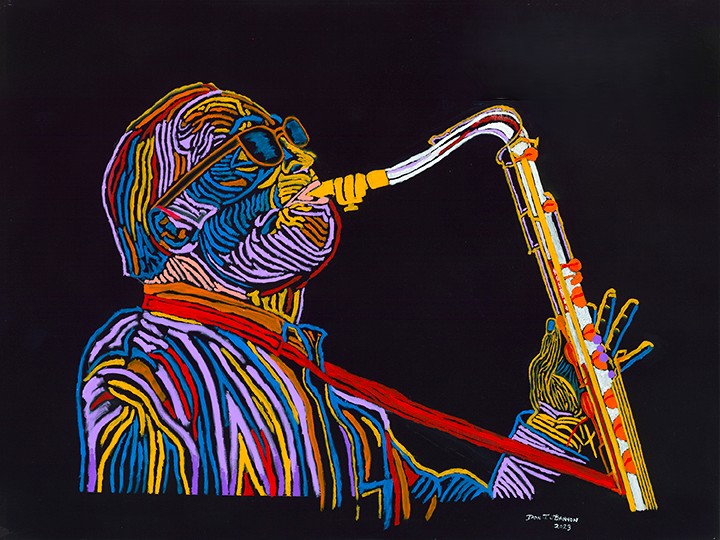 Jazz in Color- Jazz Series Giclée Print – Augmented Reality Fine Art